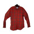 Columbia Shirts | Columbia Sportswear Mens Button Down Long Sleeve Red Orange Plaid Shirt M | Color: Orange/Red | Size: M