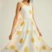 Anthropologie Dresses | Anthropologie Yellow Dot Maxi Dress Size Petite Small | Color: White/Yellow | Size: Sp