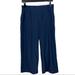 Athleta Pants & Jumpsuits | Calia By Carrie Underwood Pants Cropped Wide Leg Pull On Small Polyester | Color: Blue | Size: S