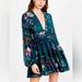 Free People Dresses | Free People Cherry Blossom Mini Dress Xs | Color: Green | Size: Xs