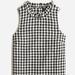 J. Crew Tops | J. Crew Linen Fleur Sleeveless Top | Color: Black/White | Size: M