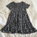 Urban Outfitters Dresses | Navy Blue Floral Babydoll Dress | Color: Blue/White | Size: M