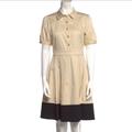Kate Spade Dresses | Kate Spade Dress This Is Truly A Beautiful Dress. 14k Gold Plated Size 2 | Color: Black/Tan | Size: 2