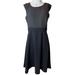 J. Crew Dresses | J. Crew Womens A Line Sheath Dress Sleeveless Polka Dots Back Zip Black Size 4 | Color: Black | Size: 4