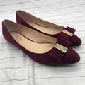 Kate Spade Shoes | Kate Spade New York Women's Norah Ballet Flats Slip-On Shoes Size Us 8 Wine | Color: Purple | Size: 8