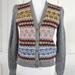 Ralph Lauren Sweaters | Exquisite Vintage Ralph Lauren Archival Wool Fair Isle Hand Knit Cardigan | Color: Gray | Size: S