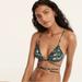 J. Crew Swim | J.Crew Bikini - Strappy String Top And High-Rise Bottom In Winter Garden Floral | Color: Blue/Green | Size: Xl