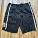 Nike Swim | Men's Vintage Nike Spell Out Gold Black Mesh Lined Swim Suit Trunks Shorts Sz Xl | Color: Black | Size: Xl
