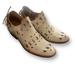 Anthropologie Shoes | Musse & Cloud Coolway Anisse Cream Distressed Leather Booties Women's Size 8 | Color: Brown/Cream | Size: 8