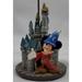 Disney Accents | Cinderella Castle Fantasia Mickey Tinkerbell Photo Card Holder 6" Tall Fantasia | Color: Blue/Silver | Size: Os