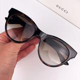 Gucci Accessories | Gucci Logo Gg0763s 002 Sunglasses Cat Eye Havana Brown Women | Color: Brown | Size: Os
