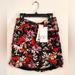 Zara Skirts | #55- Nwt Zara Mini Skirt Size Xs | Color: Black/Red | Size: Xs