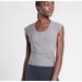 Athleta Tops | Athleta Bayview Tank Top Womens Size Xl Sleeveless Ruched Pocket Heather Gray | Color: Gray/Red/Tan | Size: Xl