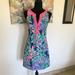 Lilly Pulitzer Dresses | Beautiful Vibrant And Colorful Tropical Lily Pulitzer Size 2 Dress | Color: Blue/Pink | Size: 2