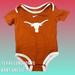 Nike One Pieces | Infant Nike Orange Texas Longhorns Football Baby Onsie 6/9 Months | Color: Orange/White | Size: 6-9mb