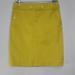 J. Crew Skirts | J. Crew Yellow Skirt With Pockets Size 2 Excellent Condition | Color: Yellow | Size: 2