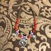 J. Crew Jewelry | Jcrew Chunky Statement Necklace Red Lavender Navy Os | Color: Purple/Red | Size: Os