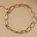 Anthropologie Jewelry | Anthropologie Delicate Paperclip Chain Bracelet | Color: Gold | Size: Os