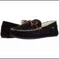 Polo By Ralph Lauren Shoes | Euc Polo Ralph Lauren Markel V Moccasin Loafers Slippers Slip On Shoes Black | Color: Black | Size: 10