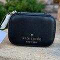 Kate Spade Jewelry | Kate Spade Staci Jewelry Travel Case Holder In Black Leather Nwt. | Color: Black | Size: Os