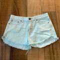 Free People Shorts | Light Blue - Almost White- Free People Women’s Size 26 Jean Shorts | Color: Blue/White | Size: 26