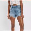 American Eagle Outfitters Shorts | American Eagle Outfitters - 90s Boyfriend High Rise Jean Short - Size 4 | Color: Blue | Size: Xl