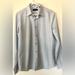 Burberry Shirts | Burberry Long Sleeve Men Button Up Shirt Size 15.75-40 Italy Light Blue Cotton | Color: Blue | Size: 17.5