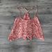 Free People Tops | Free People Sequin Lace Cami Xs | Color: Pink | Size: Xs