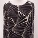 J. Crew Dresses | J. Crew Black & White Tropical Leaf Fan Print Shift Dress With Pockets Sz 0 | Color: Black/White | Size: 0