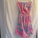 Lilly Pulitzer Dresses | Lily Pultizer Sleeveless Dress Or Beach Cover Up | Color: Blue/Pink | Size: Xs