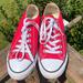 Converse Shoes | Converse Chuck Taylor All Star Lo Sneaker - Red | Color: Red | Size: 8