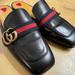 Gucci Shoes | Gucci Princetown Mule Loafer Womens Size 7.5 Eu 38.5 Black Leather Slipper | Color: Black | Size: 38.5eu
