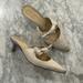 J. Crew Shoes | J Crew Kitten Heels | Color: Blue/Cream | Size: 9.5