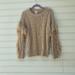 Anthropologie Sweaters | Anthropologie Sadie & Sage Fringe Cable Knit Sweater | Color: Tan | Size: S