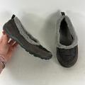 Columbia Shoes | Columbia Grey Faux Fur Topped Omni Grip Hard Bottom Moccasin Slippers Women’s 7 | Color: Black/Gray | Size: 7