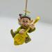 Disney Holiday | Disney Grolier Dopey Playing An Instrument Christmas Ornament Snow White Vintage | Color: Green | Size: One Size