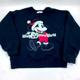 Disney Shirts & Tops | Disney Parks Walt Disney World Holiday Christmas Mickey Mouse Santa Sweatshirt S | Color: Black | Size: Sb