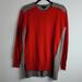 J. Crew Sweaters | 3x30 J. Crew Crewneck Wool Blend Sweater Sz Xs Red | Color: Gray/Red | Size: Xs