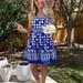 Kate Spade Dresses | Kate Spade Blue And White Dress | Color: Blue/White | Size: 4