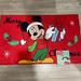 Disney Holiday | Disney Christmas Merry Christmas Mickey Mouse Present Accent Rug | Color: Red | Size: Os