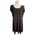 Michael Kors Dresses | Michael Kors Womens Black Short Sleeve Shift Dress Xl | Color: Black | Size: Xl