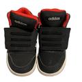 Adidas Shoes | Adidas Hoops Mid Boys Toddler Shoes Size 8 Euc | Color: Black/Red | Size: 8b