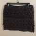 American Eagle Outfitters Skirts | American Eagle Outfitters Women's Tiered Lace Skirt Size 10 | Color: Brown | Size: 10