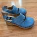 Anthropologie Shoes | Anthropologie Blue Clogs Nwt | Color: Blue | Size: 6.5