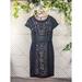 Anthropologie Dresses | Anthropologie Maeve Women's Black Nude Cut Out Cocktail Party Dress Size 2 | Color: Black | Size: 2