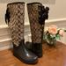 Coach Shoes | Coach Rain Boots | Size 5 | Color: Brown/Tan | Size: 5