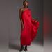 Anthropologie Dresses | Anthropologie Hutch One-Shoulder Ruffled Maxi Dress New Size Large | Color: Red | Size: L