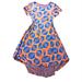 Lularoe Dresses | Cute! Lularoe Dress Size Small | Color: Blue/Orange | Size: S