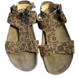 Free People Shoes | Free People Flat Sandals Birkenstock Style Women’s Size 9 | Color: Tan | Size: 9