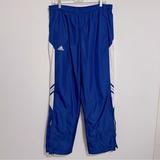 Adidas Pants | Adidas Blue & White Team Performance Warm Up Track Lounge Pants Medium | Color: Blue/White | Size: M